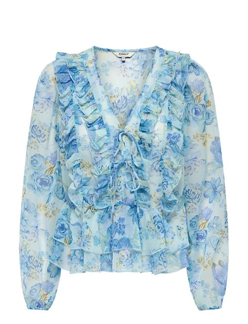 ONLY | Onlvictoria Ls Frill Top Wvn Ex | M