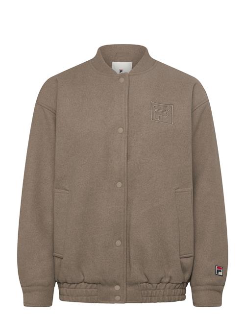 FILA | Como Oversized Felted Varsity Jacket | XS