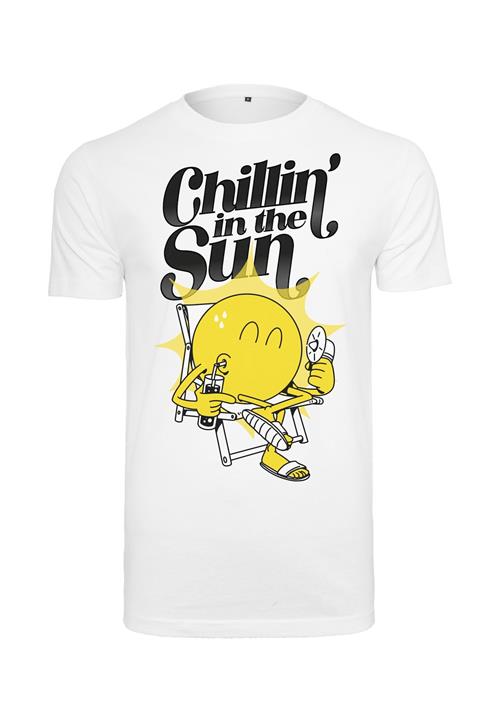 Mister Tee Bluser & t-shirts 'Chillin'  gul / sort / hvid