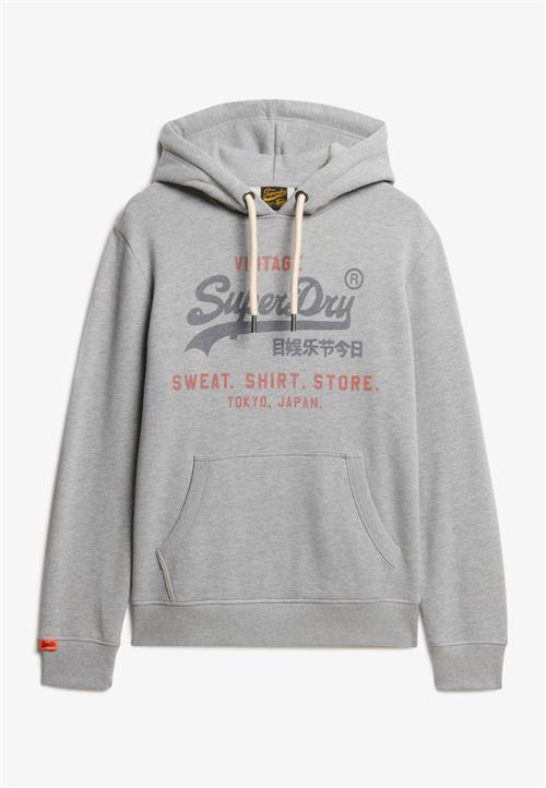 Superdry & Co Sweatshirt 'Heritage'  blå-meleret / grå-meleret / rødmeleret