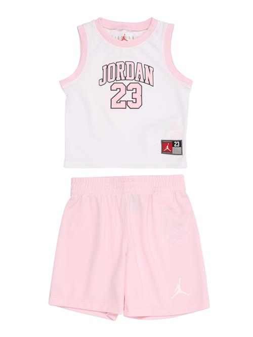 Jordan Sæt  lyserød / rubinrød / sort / hvid