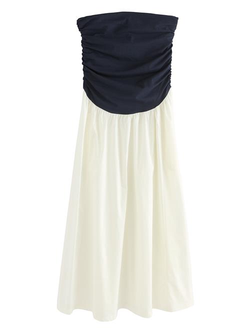 Next Kjole  marin / hvid