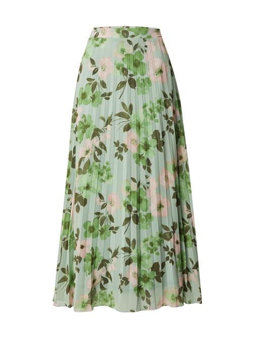 VILA Nederdel  mint / mørkegrøn / lyserød