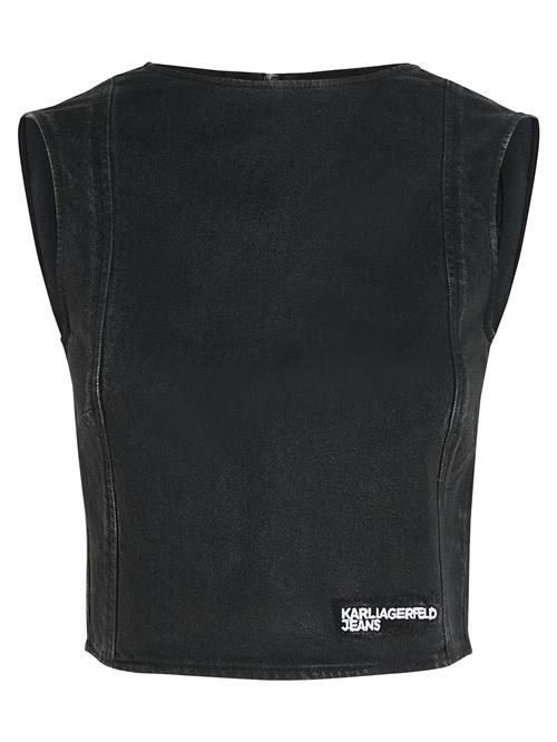 KARL LAGERFELD JEANS Overdel  black denim