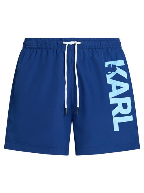 Karl Lagerfeld Badeshorts  mørkeblå / mint
