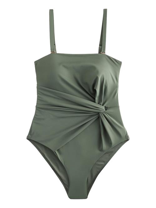 Next Formgivende badedragt  khaki