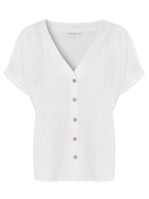 TATUUM Bluse 'Polinezja'  hvid