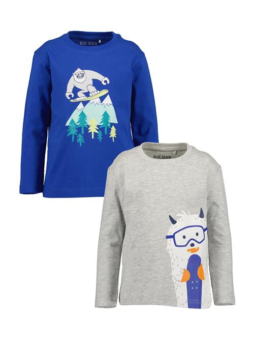 BLUE SEVEN Shirts  royalblå / lysegrå / mint / mørkeorange