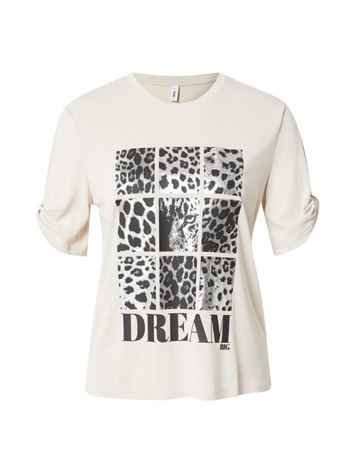 ONLY Shirts 'ONLFREE'  stone / sort / sølv