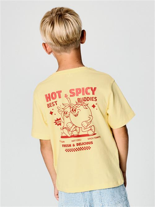 NAME IT T-shirt Henno Double Cream