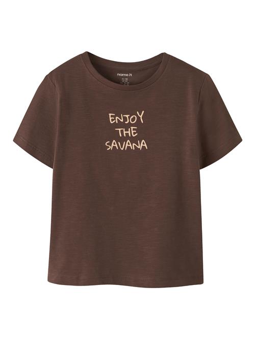 NAME IT T-shirt Holdu Chestnut