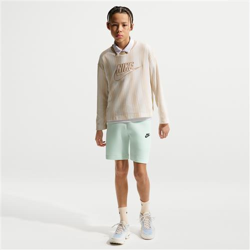 Nike Tech Fleece-shorts til større børn (drenge) - grøn