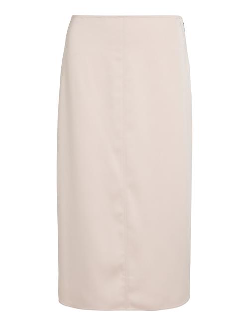 Calvin Klein | Structured Satin Skirt | 38