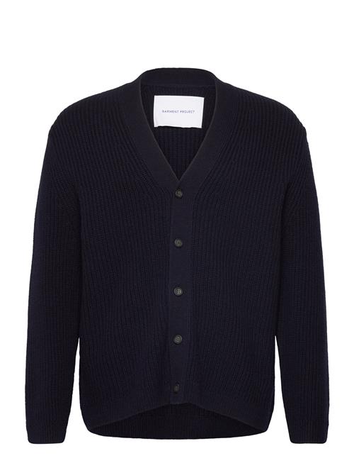 Garment Project | Wool Knit Cardigan - Navy | L