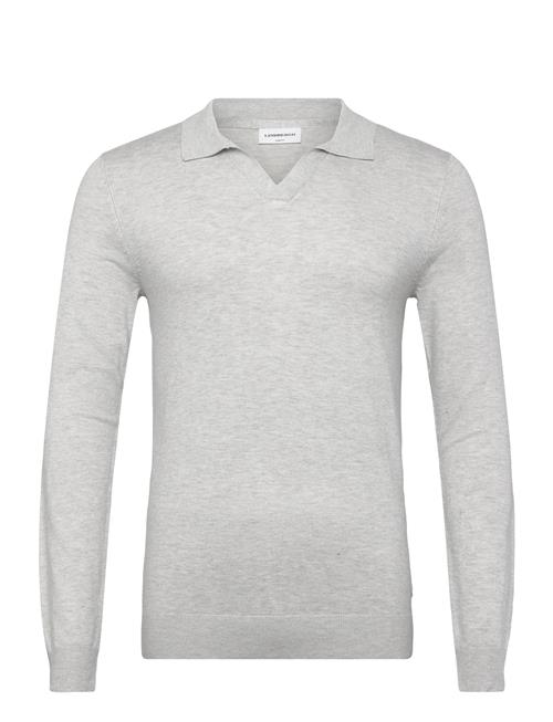 Lindbergh | Ecovero L/S V-Neck Polo | M