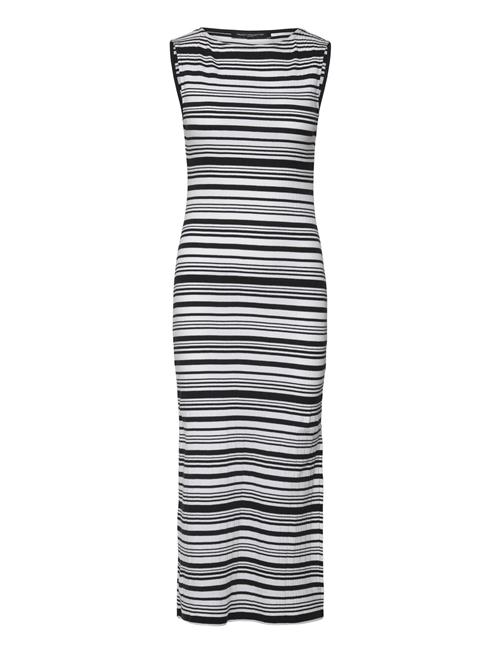 French Connection | Sasia Rib Stripe Slvss Dress | XL