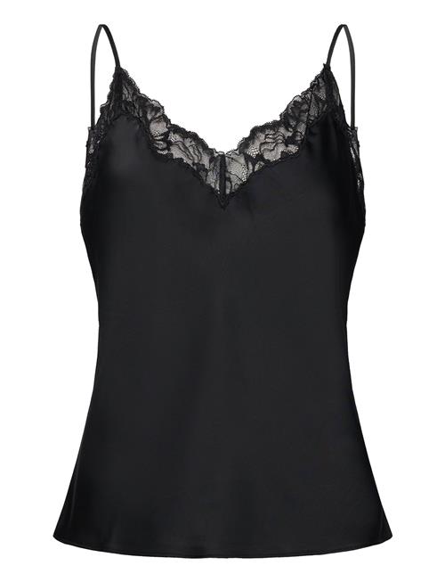 Calvin Klein | Matte Satin Cami With Lace | L