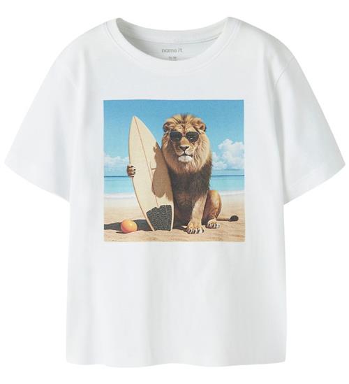 Name It T-shirt - NmmVoto - Bright White/Lion
