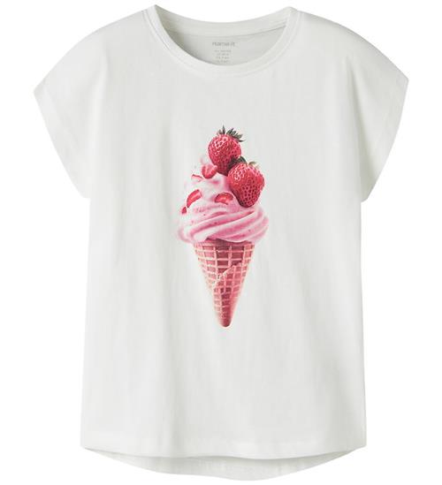 Name It T-shirt - NkfVotia - Bright White/Ice Cream