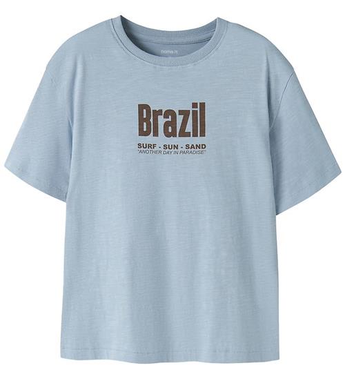 Name It T-shirt - NkmHansi - Blue Fog