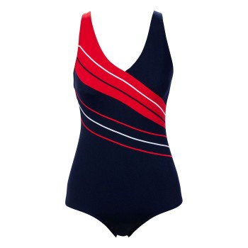 Trofé Trofe Chlorine-resistant Swimsuit Marine/Rød polyester 50 Dame