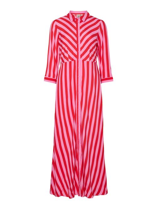 YAS Kjole 'Savanna'  orkidee / knaldrød