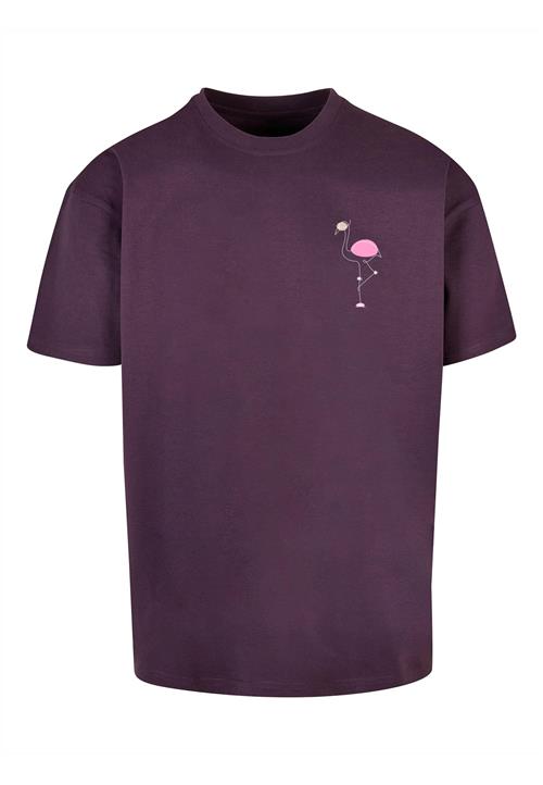 Merchcode Bluser & t-shirts 'Flamingo'  beige / aubergine / pink / hvid