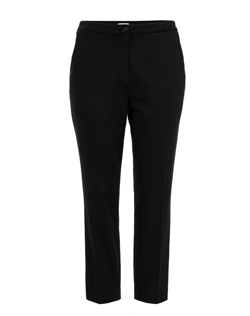 WE Fashion Bukser med fals  sort