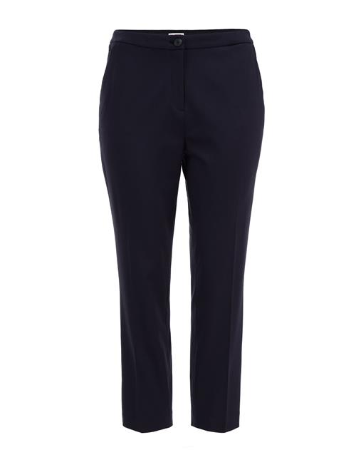 WE Fashion Bukser med fals  navy