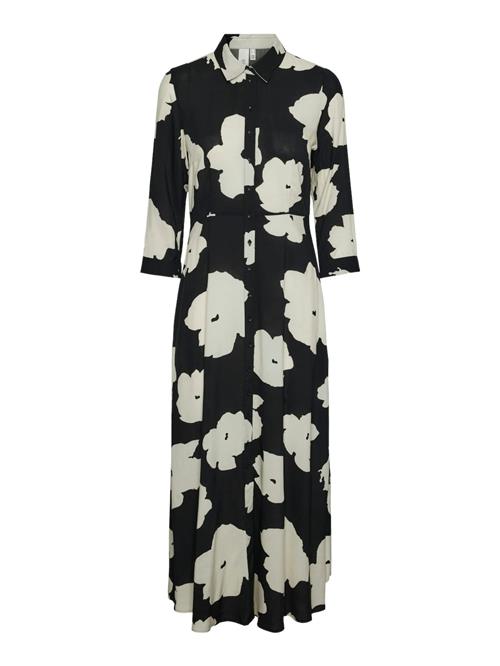 YAS Kjole 'Savanna'  sort / offwhite