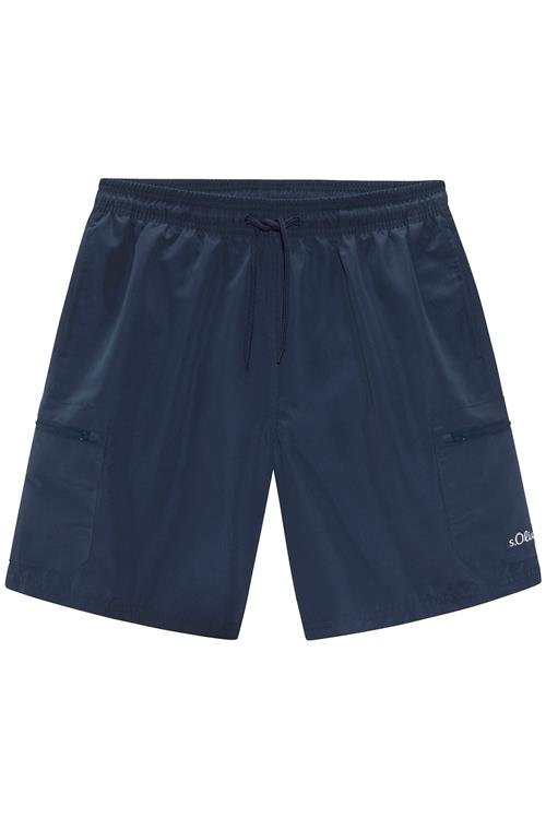 s.Oliver Badeshorts  navy / hvid
