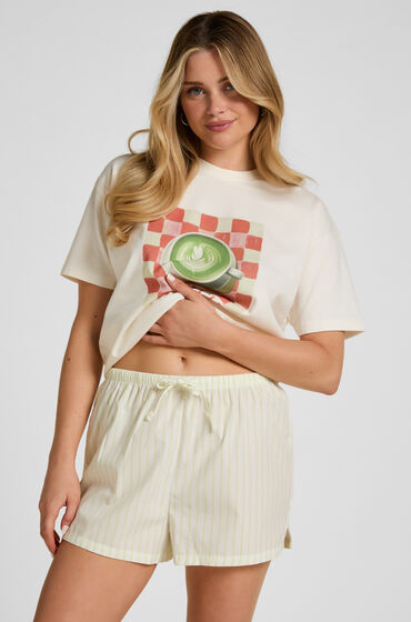 Hunkemöller Short Poplin Grøn