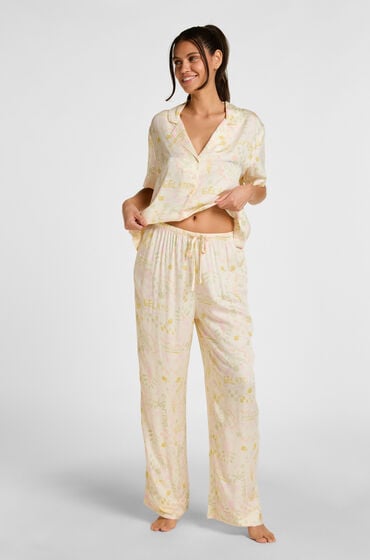 Hunkemöller Satinbukser Hvid