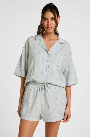 Hunkemöller Hør Shorts Blå