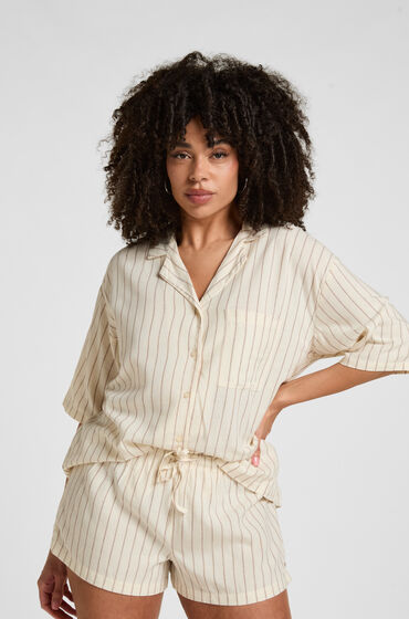 Hunkemöller Hør Shorts Beige