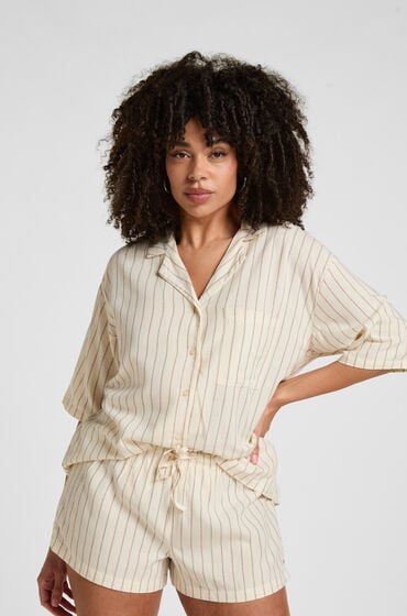 Hunkemöller Hør Shorts Beige