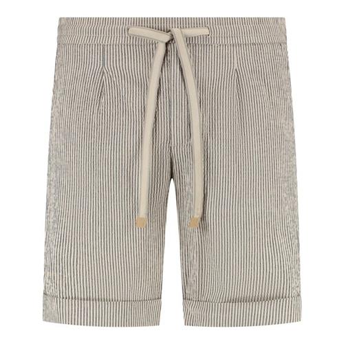 EVERLY STRIPED CHINO SHORTS