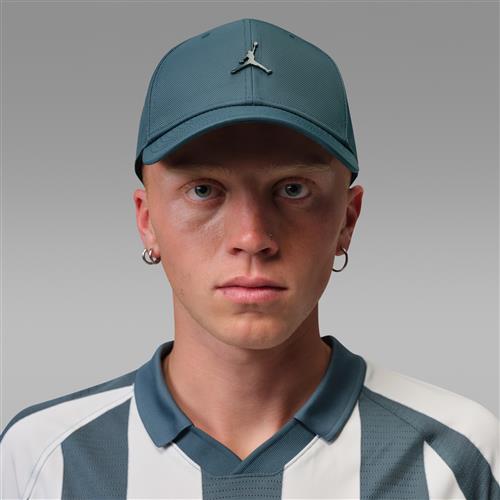 Struktureret Jordan Rise Jumpman-kasket i metal - blå