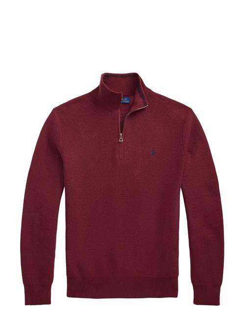 Polo Ralph Lauren | Mesh-Knit Cotton Quarter-Zip Sweater | XL