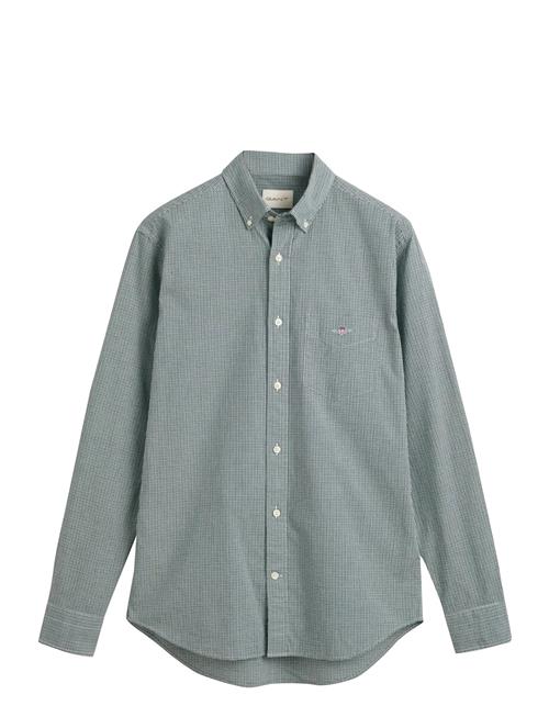 GANT | Reg Poplin Micro Gingham Shirt | M