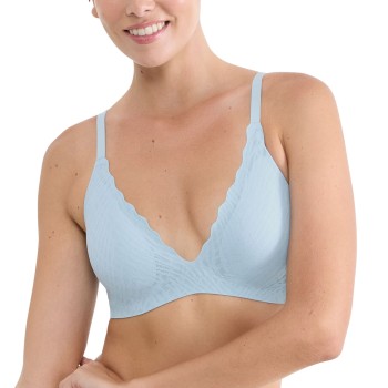 Sloggi BH ZERO Feel Bliss Push-Up Bra Lyseblå L+ Dame