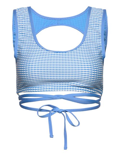 Speedo | Gingham Wrap Crop Top | L