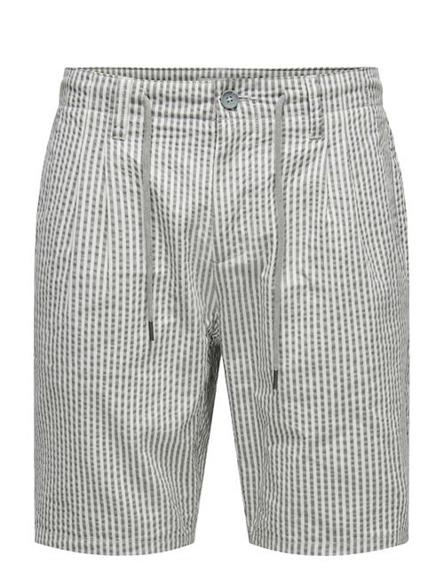 ONLY & SONS | Onsleo Life 0009 Seersucker Shorts Noos | XXL
