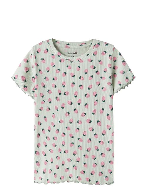 name it | Nmfvemma Aop Ss Slim Top | 104