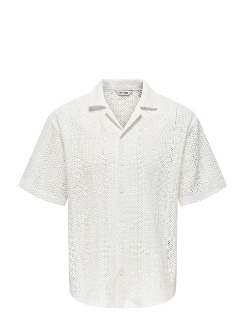 ONLY & SONS | Onsdani Crochet Ss Shirt Noos | XL