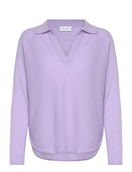 Davida Cashmere | Curved Open Collar | M