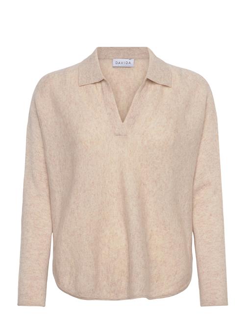 Davida Cashmere | Curved Open Collar | S