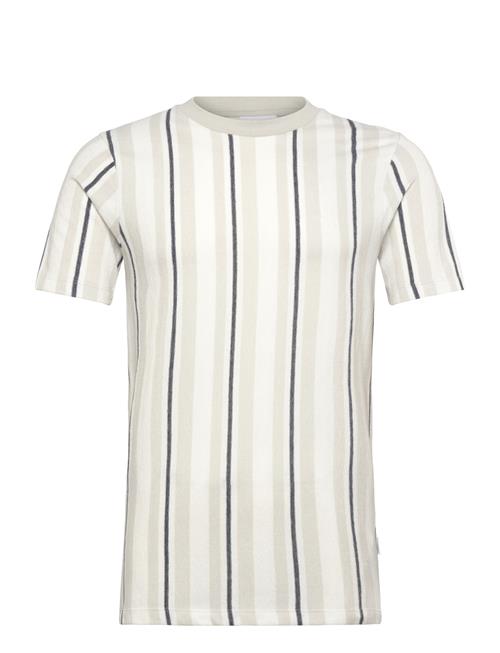 Lindbergh | Towel Striped O-Neck Tee S/S | L