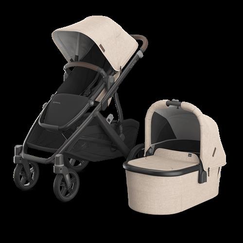 UPPAbaby Vista V3 Duo Klapvogn Liam Oat Melange Oat Melange-OS  Beige  One Size 0+ unisex