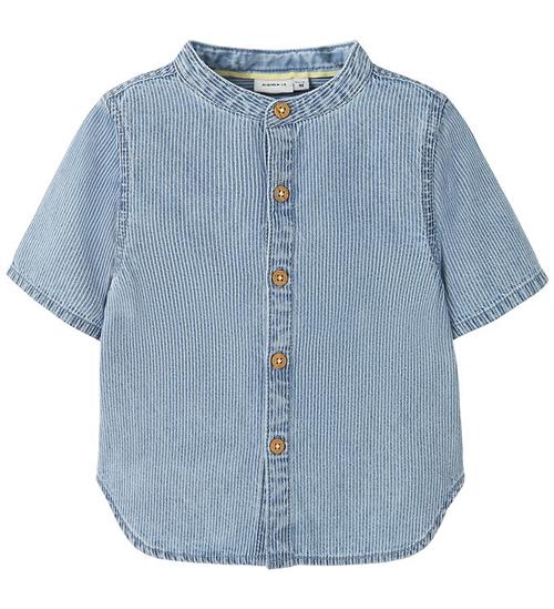 Name It Skjorte - NmmHans - Light Blue Denim